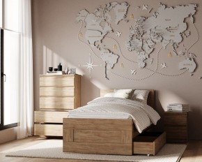 Комод КАСТОР с пятью ящиками, цвет Дуб Сонома в Соликамске - solikamsk.mebel24.online | фото 3