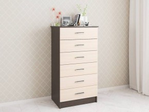 Комод Катрин-4 венге/дуб молочный в Соликамске - solikamsk.mebel24.online | фото