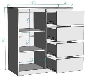 Комод Мальта K115 в Соликамске - solikamsk.mebel24.online | фото 2