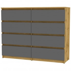 Комод Malta light K145 (ДВ-Графит) в Соликамске - solikamsk.mebel24.online | фото