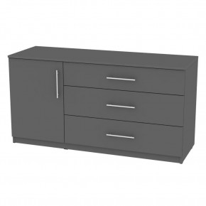 Комод "Калисто (K48)" ручка рейлинг (Графит) в Соликамске - solikamsk.mebel24.online | фото