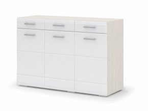 Комод Симба  дуб белфорд-белый глянец в Соликамске - solikamsk.mebel24.online | фото 1
