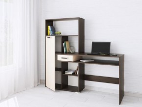 Компьютерный стол Квартет-8 венге/дуб молочный в Соликамске - solikamsk.mebel24.online | фото