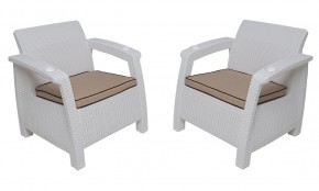 Комплект на балкон Yalta Balcony Set (Ялта) белый в Соликамске - solikamsk.mebel24.online | фото 4