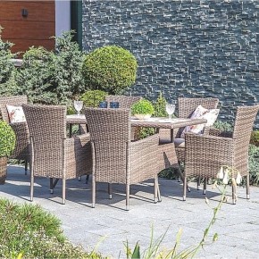 Комплект плетеной мебели AFM-195-6Pcs Beige (6+1) в Соликамске - solikamsk.mebel24.online | фото 1