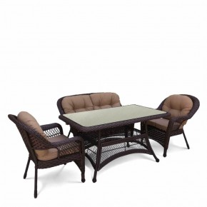 Комплект плетеной мебели T130/LV-520BB-Brown_Beige в Соликамске - solikamsk.mebel24.online | фото 1