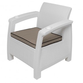 Комплект уличной мебели Yalta Premium Terrace Set (Ялта) белый (+подушки под спину) в Соликамске - solikamsk.mebel24.online | фото 7