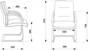 Кресло Бюрократ T-9927SL-LOW-V/BLACK в Соликамске - solikamsk.mebel24.online | фото 4