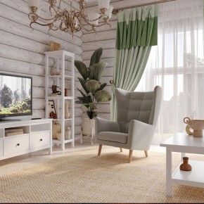 Кресло для отдыха Саари светло-серое, ткань рогожка в Соликамске - solikamsk.mebel24.online | фото 4