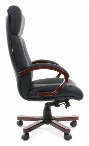 Кресло для руководителя Chairman 421 черный/орех темный, черный в Соликамске - solikamsk.mebel24.online | фото 3