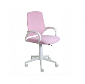 Кресло Ирис White сетка/ткань розовая в Соликамске - solikamsk.mebel24.online | фото