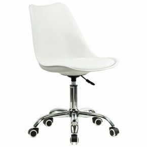 Кресло стул BRABIX "Eames MG-310 CH", хром, пластик белый, экокожа белая, 532923 в Соликамске - solikamsk.mebel24.online | фото 2