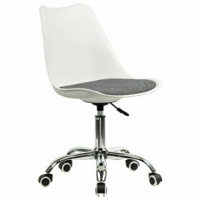 Кресло стул BRABIX "Eames MG-310 CH", хром, пластик белый, ткань серая, 532924 в Соликамске - solikamsk.mebel24.online | фото 2