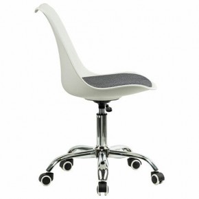 Кресло стул BRABIX "Eames MG-310 CH", хром, пластик белый, ткань серая, 532924 в Соликамске - solikamsk.mebel24.online | фото 3