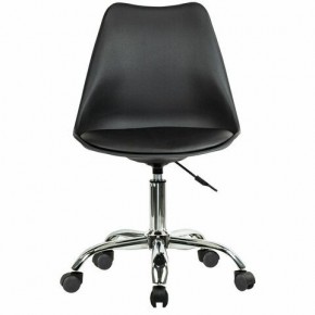 Кресло стул BRABIX "Eames MG-310 CH", хром, пластик черный, экокожа черная, 532925 в Соликамске - solikamsk.mebel24.online | фото 1