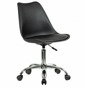 Кресло стул BRABIX "Eames MG-310 CH", хром, пластик черный, экокожа черная, 532925 в Соликамске - solikamsk.mebel24.online | фото 2