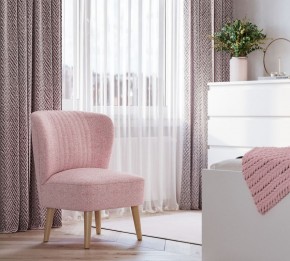 Кресло Унельма светло-розовый, ткань рогожка в Соликамске - solikamsk.mebel24.online | фото 3