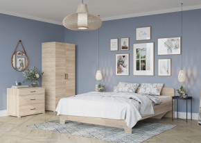 Кровать 1,6 VICTOR + основание (Сонома) в Соликамске - solikamsk.mebel24.online | фото 4