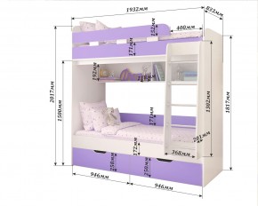 Кровать 2-х ярусная Юниор 5 в Соликамске - solikamsk.mebel24.online | фото 2