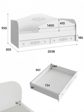 Кровать Ассоль АС-10 в Соликамске - solikamsk.mebel24.online | фото 6