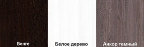 Кровать-чердак Пионер 1 (800*1900) Белое дерево, Анкор темный, Венге в Соликамске - solikamsk.mebel24.online | фото 3