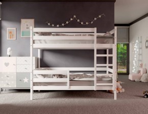 Кровать двухъярусная без крыши 80*160 Белый в Соликамске - solikamsk.mebel24.online | фото 2