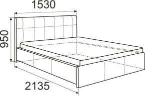 Кровать Лаура с латами Nice White 1600x2000 в Соликамске - solikamsk.mebel24.online | фото 2