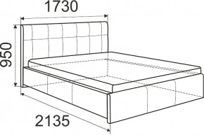 Кровать Лаура с латами Nice White 1600x2000 в Соликамске - solikamsk.mebel24.online | фото 3