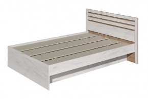 Кровать Лиана 1.4 (Дуб Крафт Белый/Дуб Крафт Золотой) в Соликамске - solikamsk.mebel24.online | фото