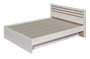 Кровать Лиана 1.6 (Дуб Крафт Белый/Дуб Крафт Золотой) в Соликамске - solikamsk.mebel24.online | фото