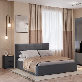 Кровать Линда КР-16 (Графит) 1600 в Соликамске - solikamsk.mebel24.online | фото 2