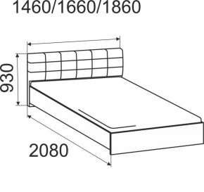 Кровать Лита с подъемным механизмом 1800*2000 в Соликамске - solikamsk.mebel24.online | фото 3