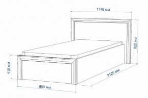 Кровать односпальная Нобиле Кр-90 в Соликамске - solikamsk.mebel24.online | фото 2