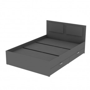 Кровать Ольга L35 (1400) 4 ящика (Графит) в Соликамске - solikamsk.mebel24.online | фото