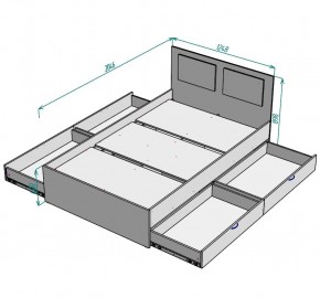 Кровать Ольга L37 (1200) 4 ящика в Соликамске - solikamsk.mebel24.online | фото 2