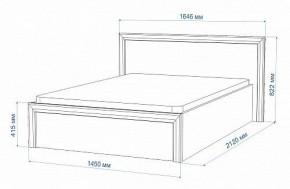 Кровать полутораспальная Нобиле Кр-140 в Соликамске - solikamsk.mebel24.online | фото 3