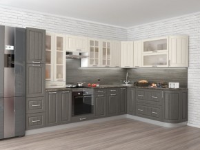 Кухня модульная Луксор серый-белый в Соликамске - solikamsk.mebel24.online | фото 2