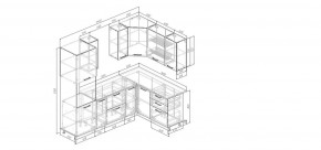 Кухонный гарнитур Антик 2400*1600 (Стол. 26мм) в Соликамске - solikamsk.mebel24.online | фото 2