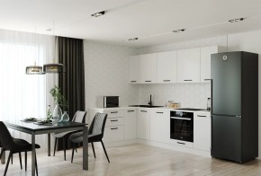 Кухонный гарнитур Белый Глянец 2600*1600 (Стол. 26мм) в Соликамске - solikamsk.mebel24.online | фото