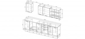 Кухонный гарнитур Белый Глянец 2800 (Стол. 26мм) в Соликамске - solikamsk.mebel24.online | фото 2