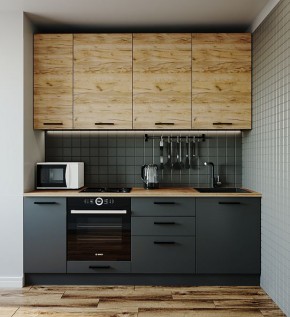 Кухонный гарнитур Дели 2200 (Стол. 38мм) в Соликамске - solikamsk.mebel24.online | фото