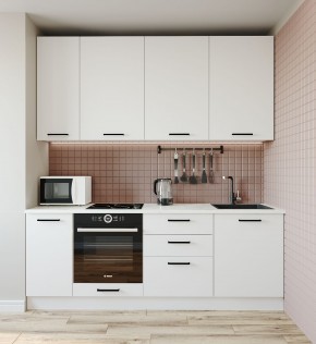 Кухонный гарнитур Жемчуг 2200 (Стол. 26мм) в Соликамске - solikamsk.mebel24.online | фото