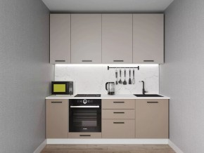 Кухонный гарнитур Каппучино 2200 h950 (Стол. 38мм) в Соликамске - solikamsk.mebel24.online | фото