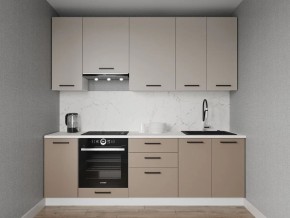 Кухонный гарнитур Каппучино 2400 h950 (Стол. 26мм) в Соликамске - solikamsk.mebel24.online | фото