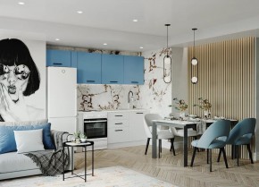 Кухонный гарнитур Капри 2550 (Стол. 38мм) в Соликамске - solikamsk.mebel24.online | фото