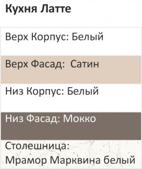 Кухонный гарнитур Латте 2800 (Стол. 38мм) в Соликамске - solikamsk.mebel24.online | фото 3