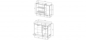 Кухонный гарнитур Меренга  1000 (Стол. 26мм) в Соликамске - solikamsk.mebel24.online | фото 3