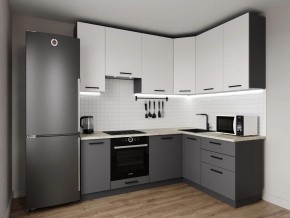 Кухонный гарнитур Меренга 2200*1600 h950 (Стол. 26мм) в Соликамске - solikamsk.mebel24.online | фото 1