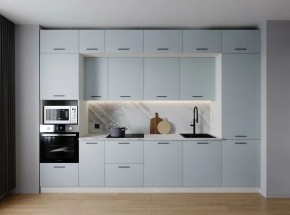 Кухонный гарнитур Смоки 3400 (Стол. 38мм) в Соликамске - solikamsk.mebel24.online | фото
