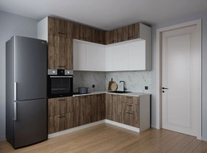 Кухонный гарнитур Старое Дерево 2200*1700 (Стол. 38мм) в Соликамске - solikamsk.mebel24.online | фото 1